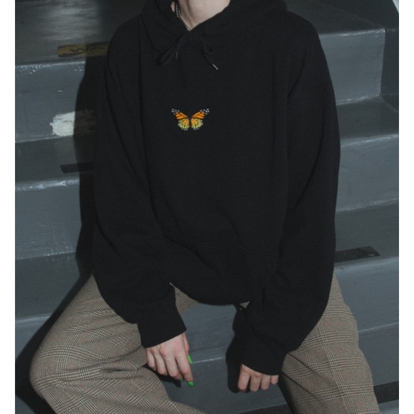 Brandy Melville Tops - Brandy Melville butterfly hoodie (look alike) Brandy Melville Tops - Brandy Melville butterfly hoodie (look alike)